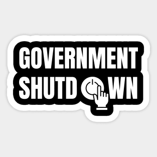 Government-Shutdown Sticker